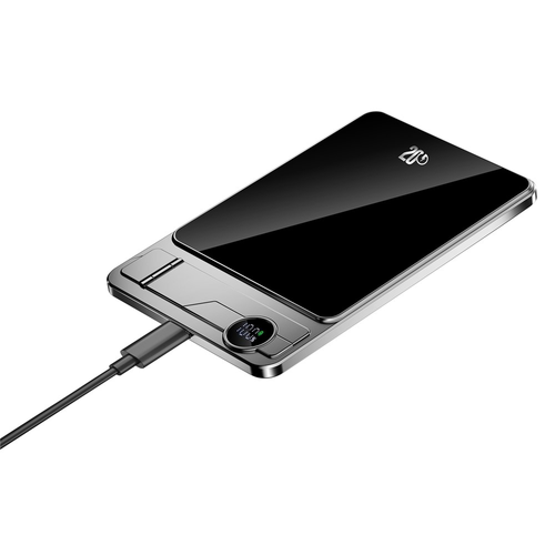 3C Certified Aluminum Alloy Ultra-Thin Magnetic Wireless Power Bank 10000mAh External Battery
