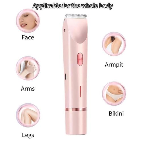 Double-Headed Electric Hair Remover for Women - Intimate Trimmer, Body Hair Shaver & Grooming Tool