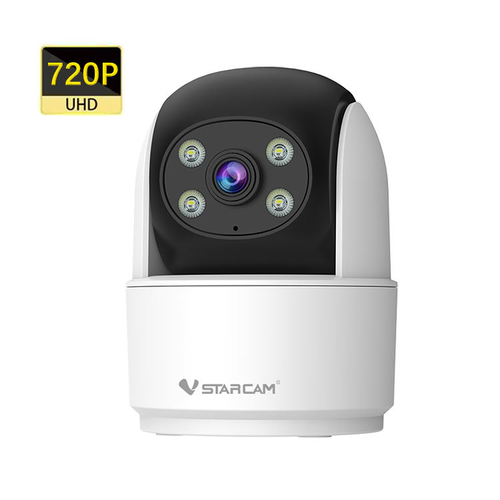 360° Wireless WiFi Security Camera - Full HD Indoor Monitor for Home & Business, Remote Viewing via Phone