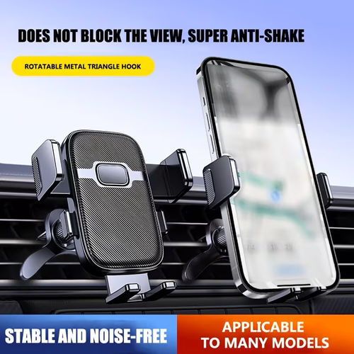 New Car Air Vent Phone Mount - Spiral Hook Design | Multi-Functional Navigation Holder for Phones