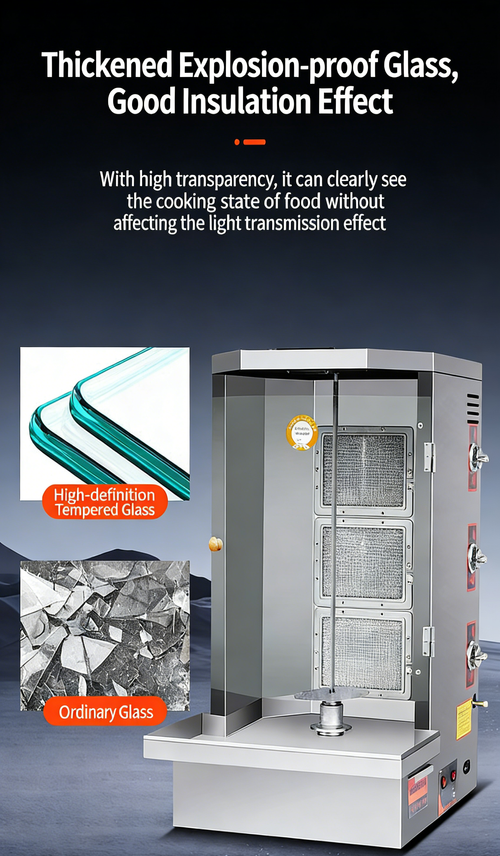 Multifunctional Doner Kebab Machine Commercial Grade for Sandwich & Kebab Rice Making