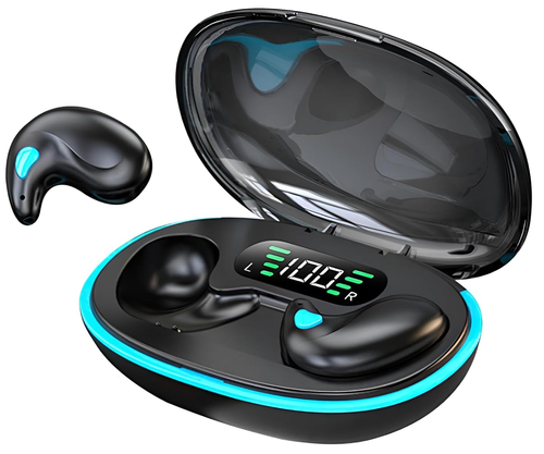 Bestselling X55 Bluetooth Earbuds - Invisible Sleep Earphones, Mini Wireless Headphones with Digital Display for Gaming (Low Latency)