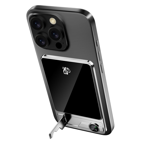 3C Certified Aluminum Alloy Ultra-Thin Magnetic Wireless Power Bank 10000mAh External Battery