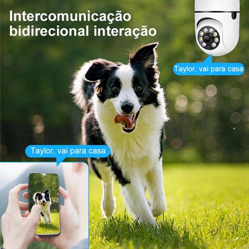 A6 Light Bulb Camera - E27 Socket, Wireless IP Security Camera with HD Night Vision