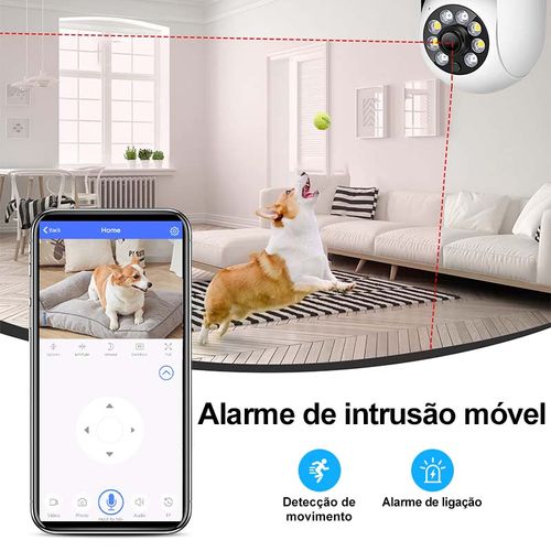 A6 Light Bulb Camera - E27 Socket, Wireless IP Security Camera with HD Night Vision