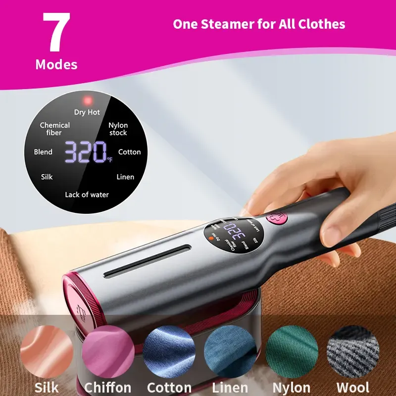 Portable Handheld Garment Steamer - Travel & Home Dual-Use Mini Clothes Iron, Best-Selling Wrinkle Remover