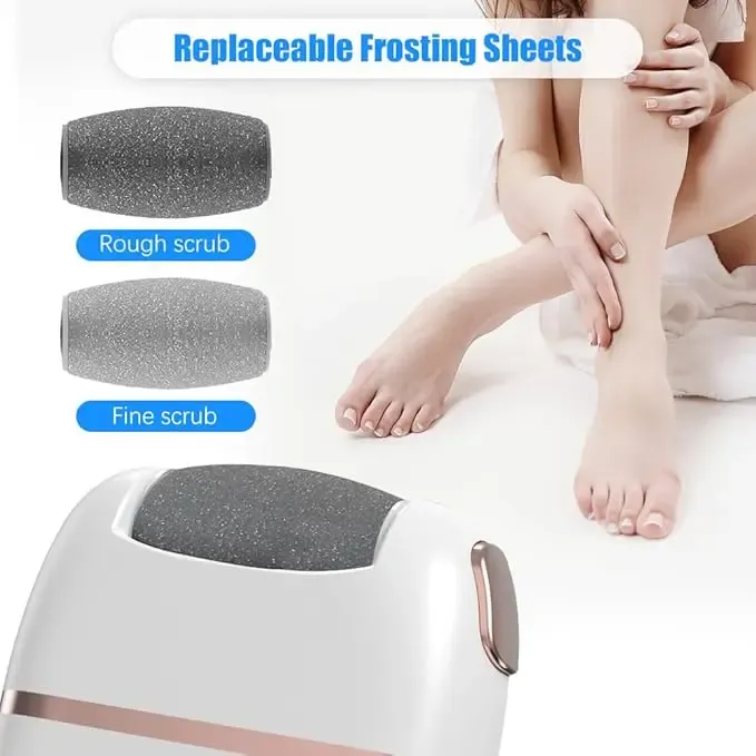 Electric Foot Grinder - Rechargeable Callus Remover, Automatic Dead Skin Remover for Home Pedicure