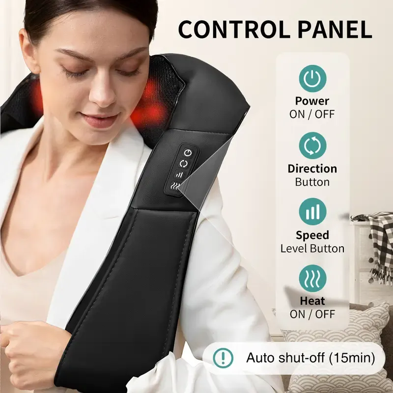 2-in-1 Kneading Massage Shawl - Neck & Shoulder Massager, Promotional Gift for Cervical Relief
