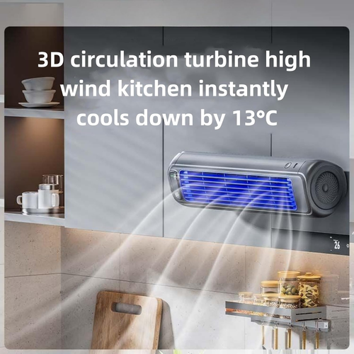 New High-Wind Quiet Fan - Long-Lasting Battery Desktop Tower Fan, Wall-Mountable & Portable USB Fan