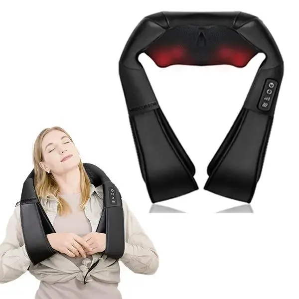 2-in-1 Kneading Massage Shawl - Neck & Shoulder Massager, Promotional Gift for Cervical Relief
