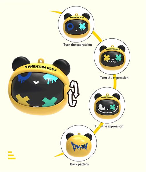 New Rotatable Face-changing In-ear Bluetooth Headphones, Ultra-long Battery Life, Noise Cancelling Gaming Headphones