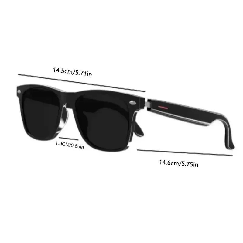 Smart Glasses with High-Quality Sound, Voice Calling, Bluetooth-compatible Fast Pairing, Large Battery Capacity, Long-Lasting, Perfect Gift  TOP PICKS