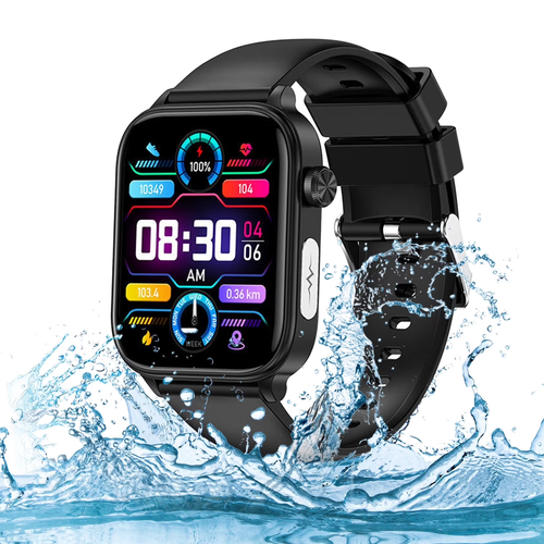 New ET570 Non-Invasive Blood Glucose Smart Watch - Bluetooth Calling with ECG, Blood Oxygen, Heart Rate & Blood Pressure Monitoring