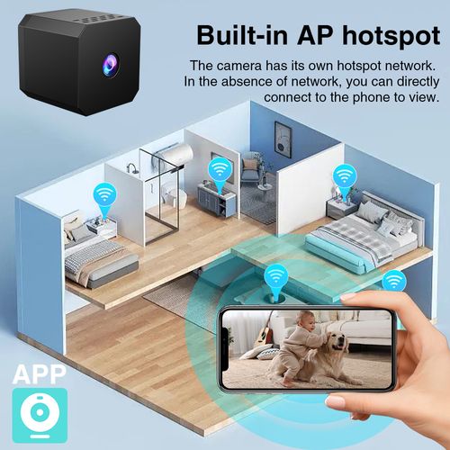 New Launch F1 Security Camera - Wireless IP Camera for Home Surveillance, HD 1080P Night Vision with Infrared