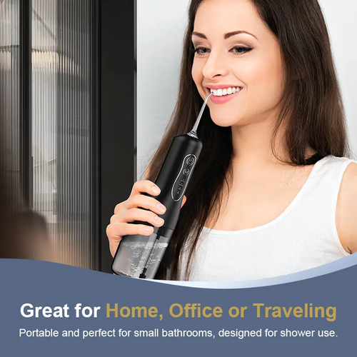 Portable Electric Water Flosser - Oral Irrigator for Tartar Removal, Dental Cleaner  Teeth Washer