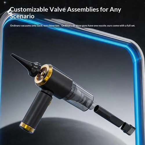 Cordless Handheld Vacuum Cleaner, 2 in 1 Suction & Blowing Portable Mini Vacuum, USB Rechargeable Car Vacuum with Multiple Nozzles for Car Home Pet Hair Keyboard Cleaning