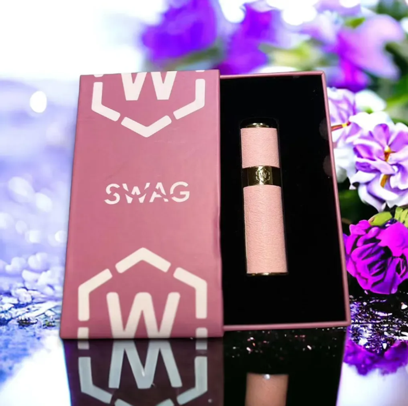 SWAG 高品质皮革主機搭配霧化桿，适配通用一代煙彈，皮革防刮耐磨超耐用 官方正品