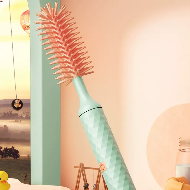 2025 Hot Sale Electric Rotating Bottle Brush with Bristles | 360° Spin Long-Handle Cleaner for Baby Bottles & Nipples