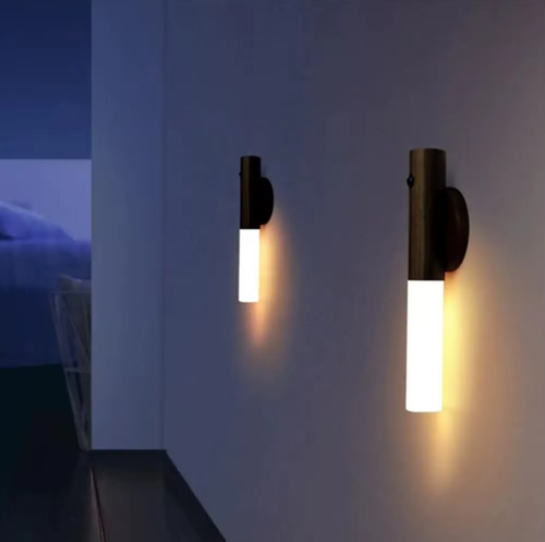 Rechargeable LED Wall Light Portable Wall Lamp Motion Sensor Stick on the Wall Night Light Warm LED Lamp