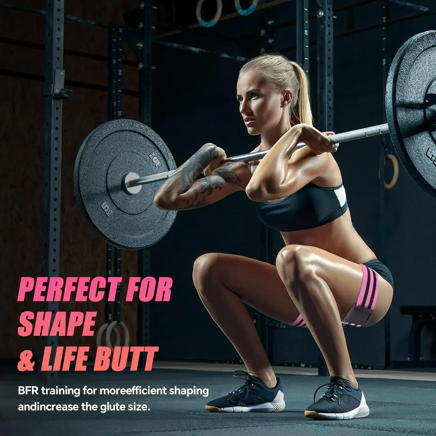 Booty Bands for Women Glutes & Hip Building, Blood Flow Restriction Bands BFR Bundle Booty Bands, Best Fabric Glute Bands Resistance Bands for Exercising Your Butt,Squat,Thigh