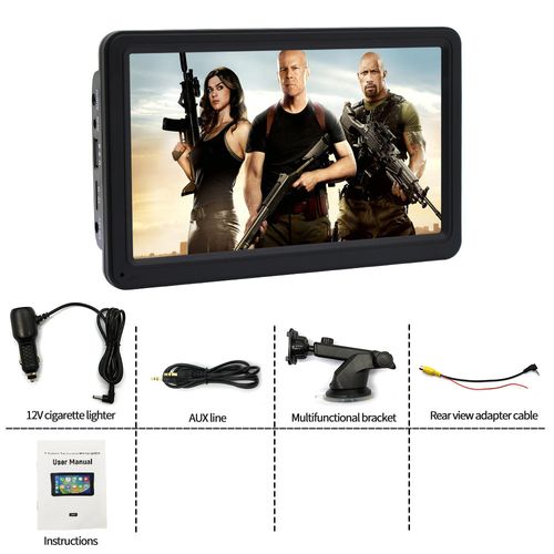 New Android Auto & Wireless CarPlay Car Navigator - 7-Inch PND Portable GPS, Built-in MP5 Player, Car Navigation Device with Wireless Connectivity, Easy-to-Install Portable Car Electronics for All Vehicles
