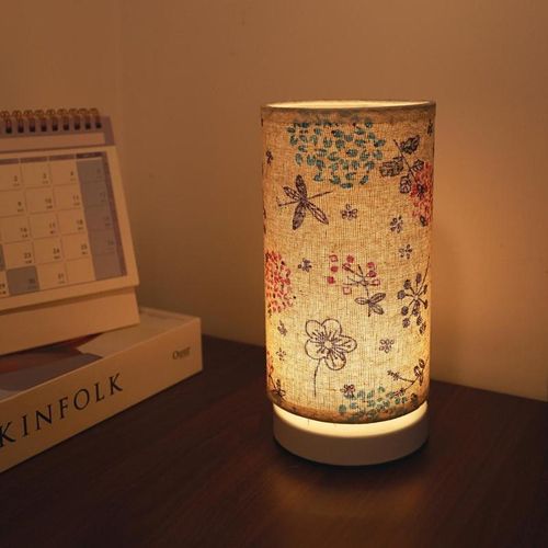 Floral Pattern LED Table Lamp, USB Rechargeable LED Night Light, Decorative Light for Home Living Room Bedroom, Home Decor, Flower Design Lamp, Indoor Lighting