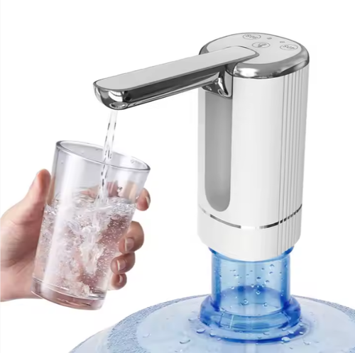 UL-Certified Electric Water Pump for 5Gal Bottles Auto-Dispensing System with 2s Water Extraction, No-Spill Design & BPA-Free Tubing - Portable Water Dispenser for Office or Camping or Emergency Use