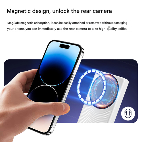 2025 New Wireless Magnetic Phone Selfie Screen - Live Stream Monitor for Influencers, Remote Shooting Mirroring Device for Rear Camera Selfies & Vlogging