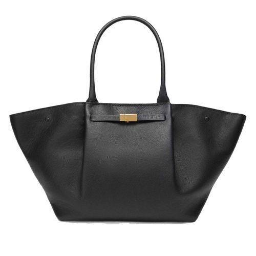 Women's Large-Capacity Handbags 2026 New Solid Color Tote Bags Black Fashionable for Daily Travel