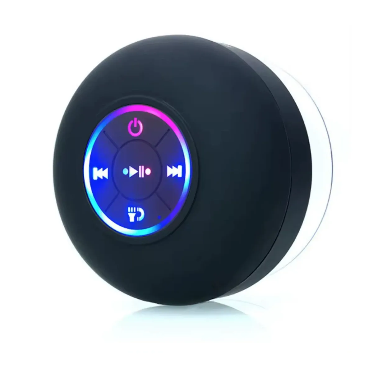 Hot Sale BTS07 Waterproof Bluetooth Speaker | Large Suction Cup with LED Colorful Lights | Bass Stereo Portable Shower Speaker | Perfect Gift with RGB Light Show