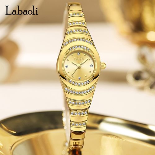 Gold Watch · Summer Style | Luxury Diamond Gold Watch | Mother's Day Gift | Ladies' Watch | Elegant & Stylish Bracelet Style | Water-Resistant Design (No Watch Box)
