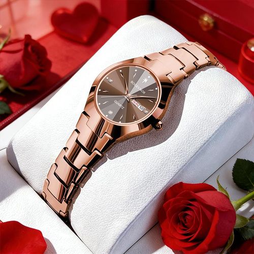 Womens Watch Ins Style Minimalist Design 2026 Valentines Day Gift Water Resistant Luminous Adjustable Strap Elegant Stylish Perfect for Gifting
