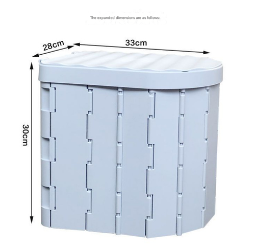 2025 New Portable Outdoor Toilet | Foldable Camping Commode | Car Travel Emergency Potty with Leak-Proof Design