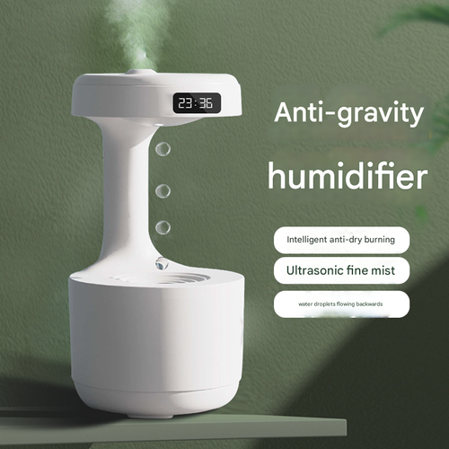 New Anti-Gravity Humidifier & Aroma Diffuser | Anti-Dry Burn Protection | Quiet Large Mist Ultrasonic Atomizer
