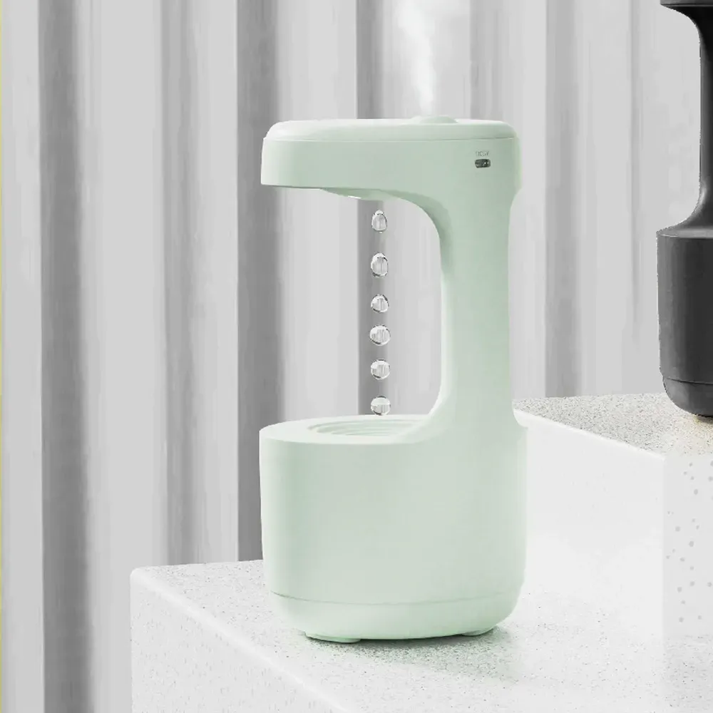 New Anti-Gravity Humidifier & Aroma Diffuser | Anti-Dry Burn Protection | Quiet Large Mist Ultrasonic Atomizer