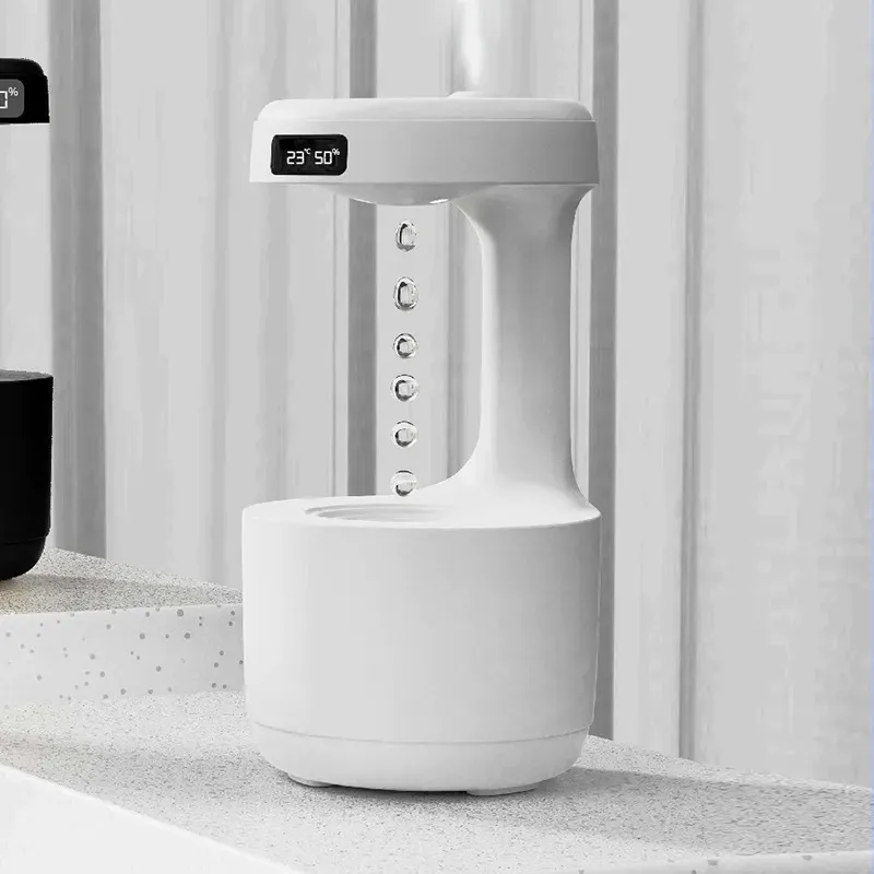 New Anti-Gravity Humidifier & Aroma Diffuser | Anti-Dry Burn Protection | Quiet Large Mist Ultrasonic Atomizer