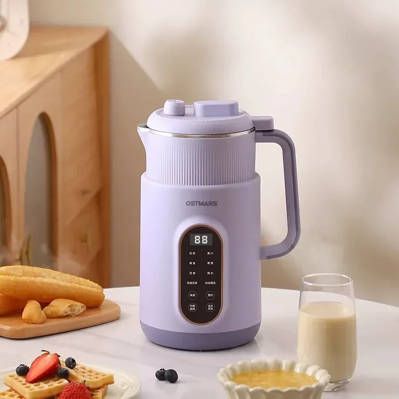 OSTMARS Automatic Mini Soy Milk Maker UK Plug - Multifunctional Heating Blender Compact Juicer & Food Processor for Home Use