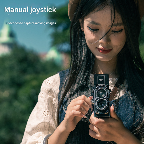 New Vintage CCD Film Camera - Retro Twin-Lens Reflex Digital Camera, High-Definition Compact Camera for Students & Girls, Portable Travel Camera with Hand-Crank Design, Retro Birthday Gift