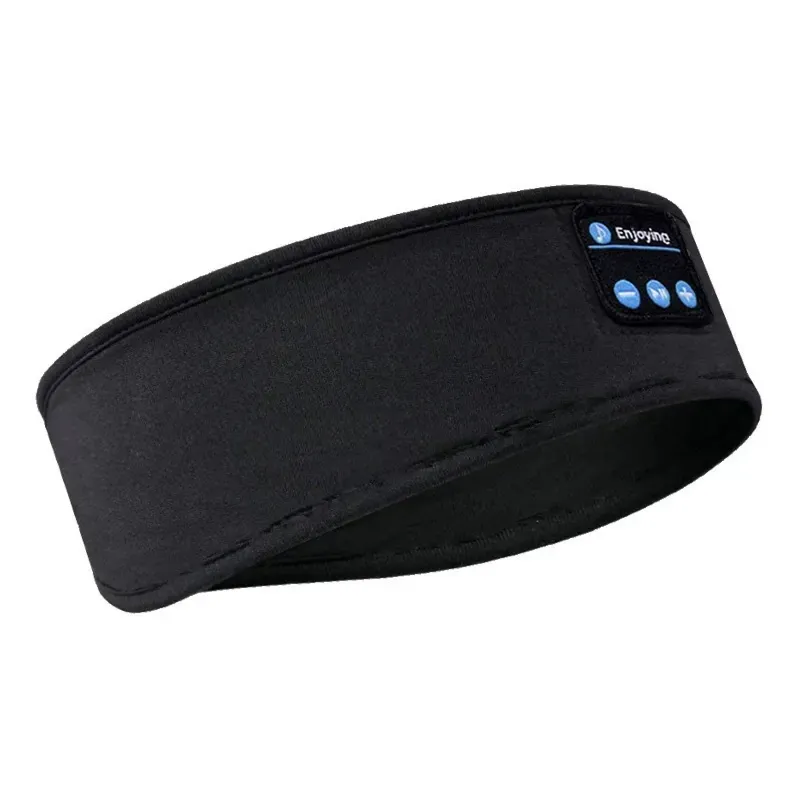 New Multifunctional Bluetooth 5.0 Headband - Music Sleep Eye Mask, Detachable Sweat-Absorbing Headband for Fitness, Yoga & Outdoor Running, Versatile Sports Headband with Wireless Audio, Comfortable for Sleep & Workouts