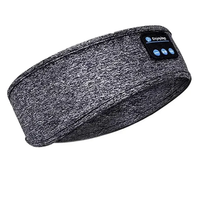 New Multifunctional Bluetooth 5.0 Headband - Music Sleep Eye Mask, Detachable Sweat-Absorbing Headband for Fitness, Yoga & Outdoor Running, Versatile Sports Headband with Wireless Audio, Comfortable for Sleep & Workouts