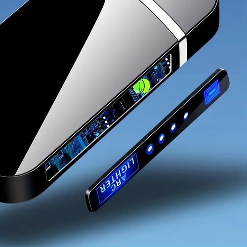 Electric Arc Igniter, Dual Arc Windproof, LED Battery Indicator, Automatic Overheat Protection, Metal Body, For Candle Camping Kitchen BBQ Daily Use, Unique Collection Decorative Gifts for Camping Lovers & Home Cooks, CE Certified