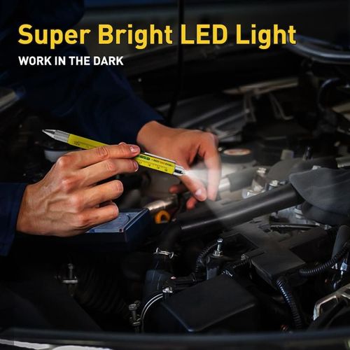 9-in-1 Multitool Pen for Men and Women, Compact and Portable EDC Tool, Gifts for Men, Husband, Boyfriend, Great Value Gift for Office, DIY, Travel, and Everyday Use