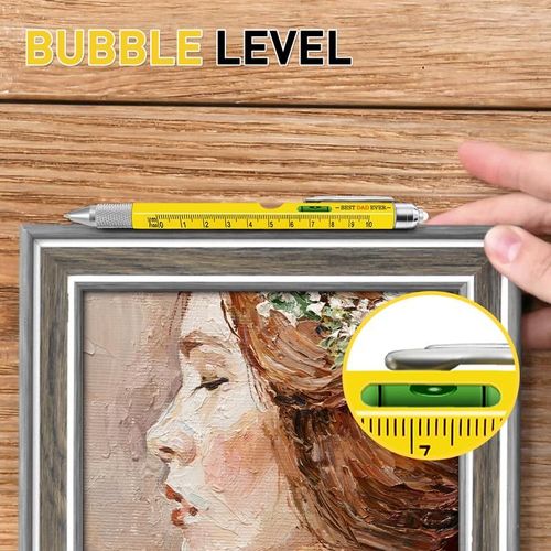 9-in-1 Multitool Pen for Men and Women, Compact and Portable EDC Tool, Gifts for Men, Husband, Boyfriend, Great Value Gift for Office, DIY, Travel, and Everyday Use