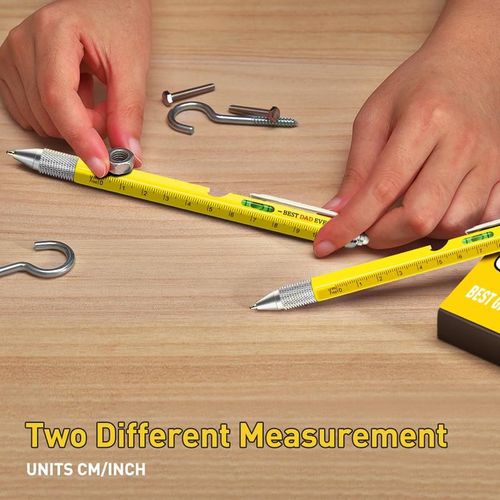 9-in-1 Multitool Pen for Men and Women, Compact and Portable EDC Tool, Gifts for Men, Husband, Boyfriend, Great Value Gift for Office, DIY, Travel, and Everyday Use