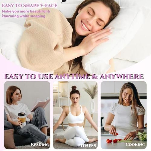 Graphene V-Line Mask Chin Up Mask V Shaped Face Mask Chin strap for sleeping, Jaw Exerciser