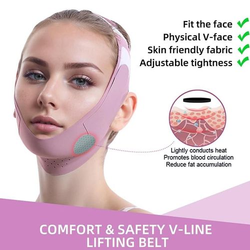 Graphene V-Line Mask Chin Up Mask V Shaped Face Mask Chin strap for sleeping, Jaw Exerciser
