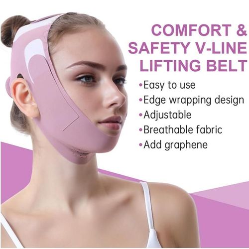 Graphene V-Line Mask Chin Up Mask V Shaped Face Mask Chin strap for sleeping, Jaw Exerciser