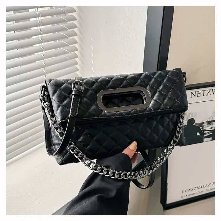 Diamond-Quilted Casual Boho Bag – Soft & Lightweight Tote for Moms  Handheld & Crossbody Purse