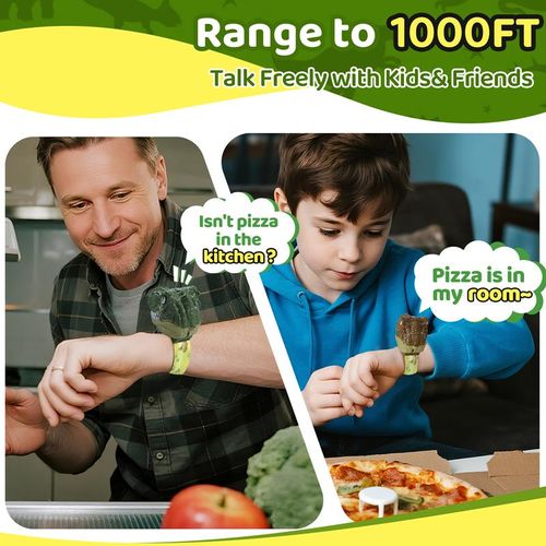 Walkie Talkies for Kids - 2 Pack Toys for Boys Girls Age 3-12 T-Rex Adjustable Strap Long Range Clear Sound Walkie Talkie, Collectibple Adventure Toys Outdoor Camping Birthday Gifts for Toddlers Holiday Haul