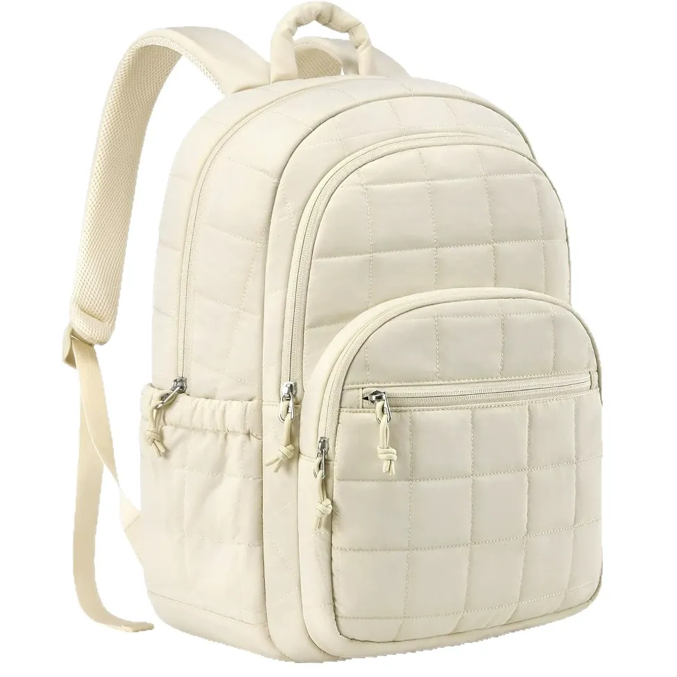 New Hot-Selling Laptop Backpack - 15.6 Inch Water-Resistant Travel Backpack, Large Capacity Checkered Outdoor Backpack, School Bag & Dual-Use Shoulder Bag for Laptops